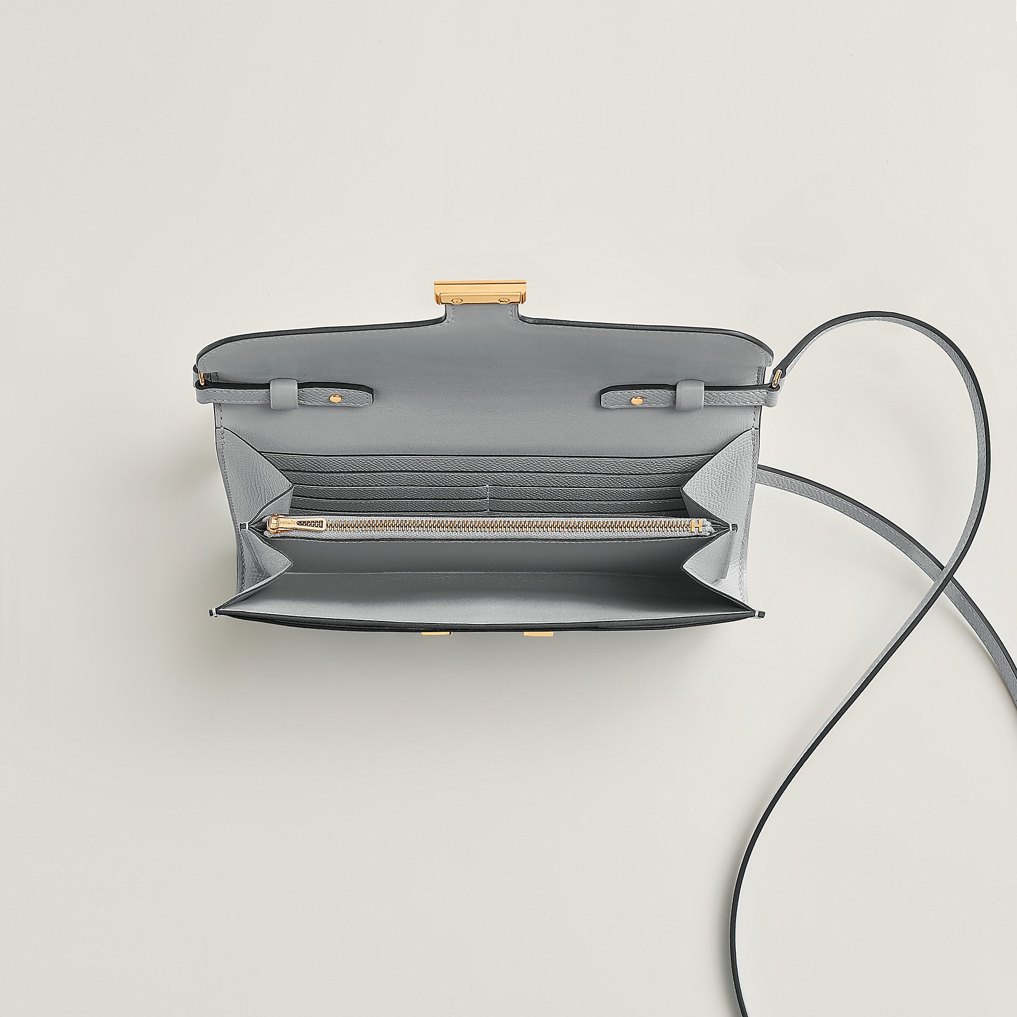  Hermes Constance To Go Wallet Gris Pantin