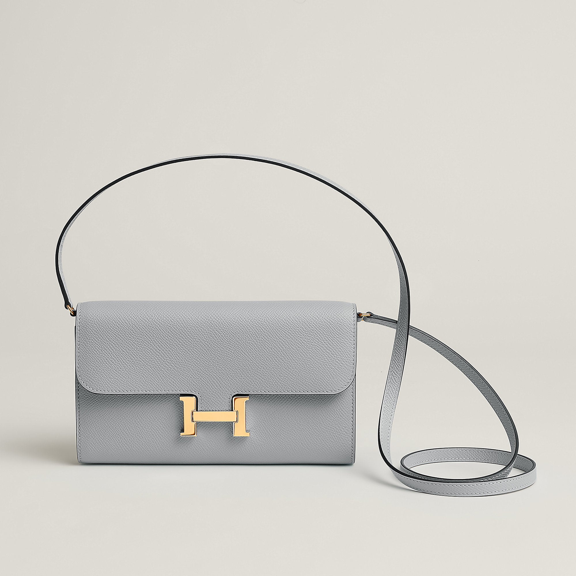  Hermes Constance To Go Wallet Gris Pantin