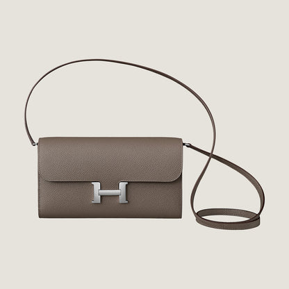  Hermes Constance To Go Wallet Bleu Thalassa