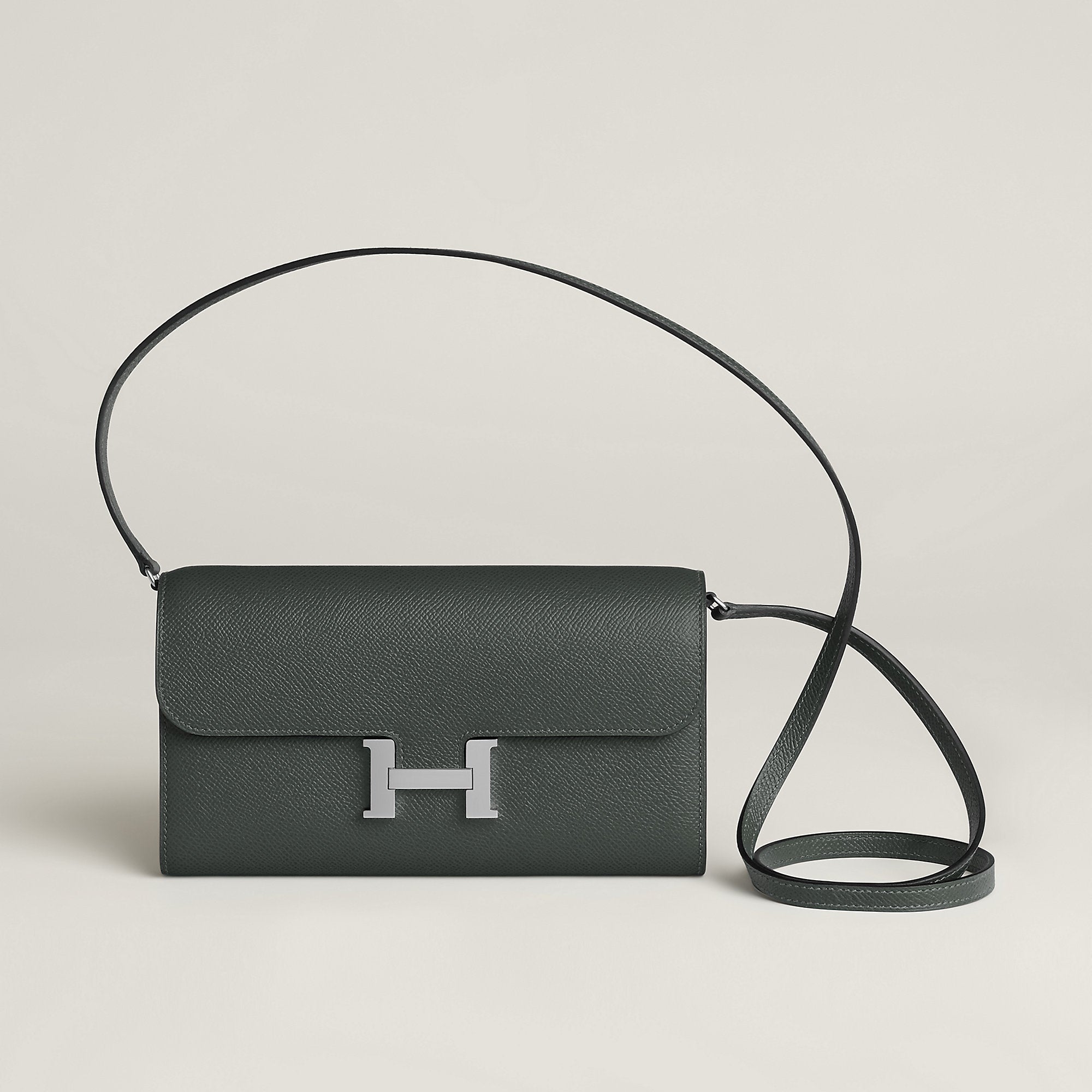  Hermes Constance To Go Wallet Vert Mangrove