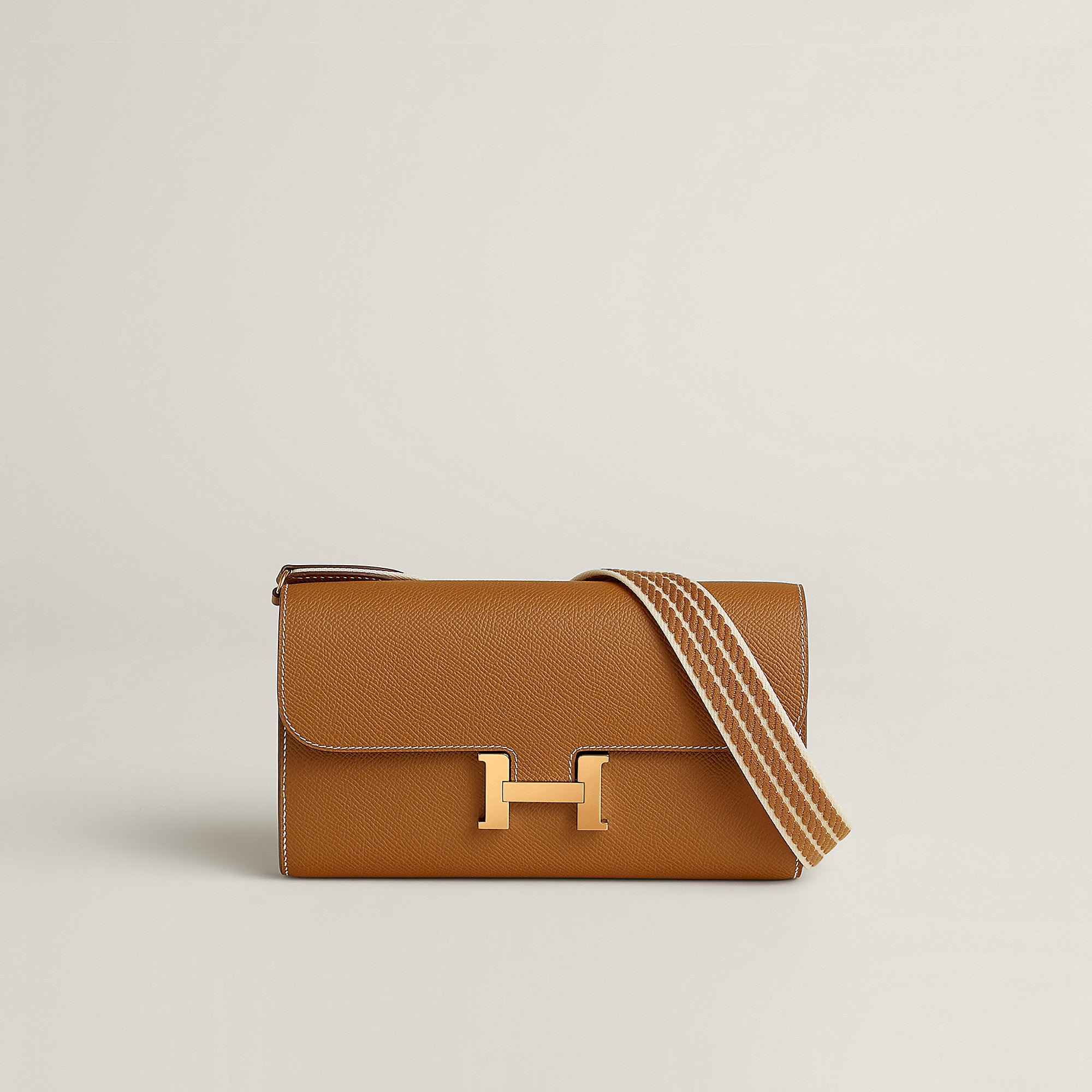  Hermes Constance To Go Wallet Bleu Thalassa