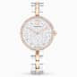 Swarovski Cosmopolitan Watch Swiss Made Metal Bracelet Silver Tone Mixed Metal Finish SW5742473