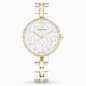 Swarovski Cosmopolitan Watch Swiss Made Metal Bracelet Silver Tone Mixed Metal Finish SW5755660