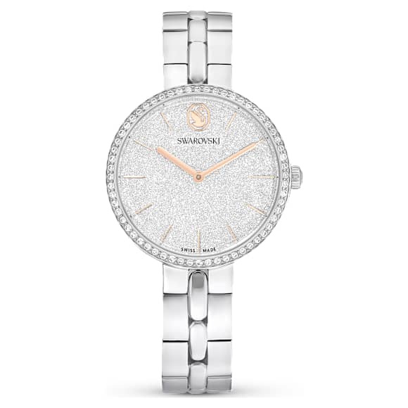 Swarovski Cosmopolitan Watch Swiss Made Metal Bracelet Silver Tone Stainless Steel SW5742475