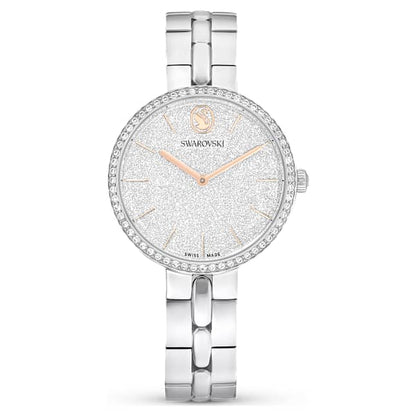 Swarovski Cosmopolitan Watch Swiss Made Metal Bracelet Silver Tone Stainless Steel SW5742475