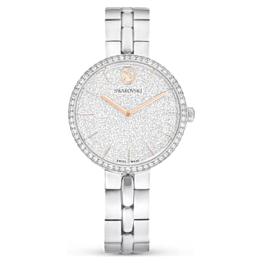 Swarovski Cosmopolitan Watch Swiss Made Metal Bracelet Silver Tone Stainless Steel SW5742475