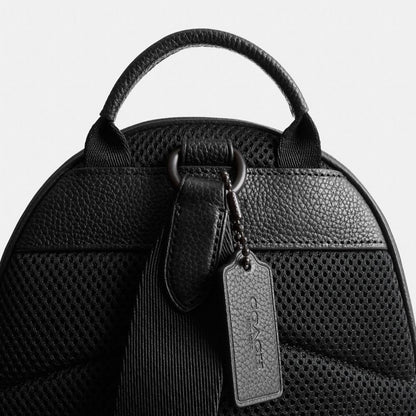 Coach Charter Pack In Signature Leather Black