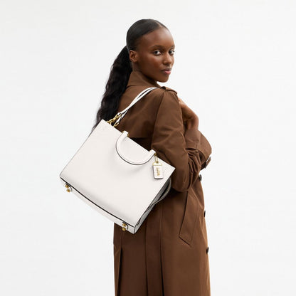 Coach Rogue Bag Brass Chalk