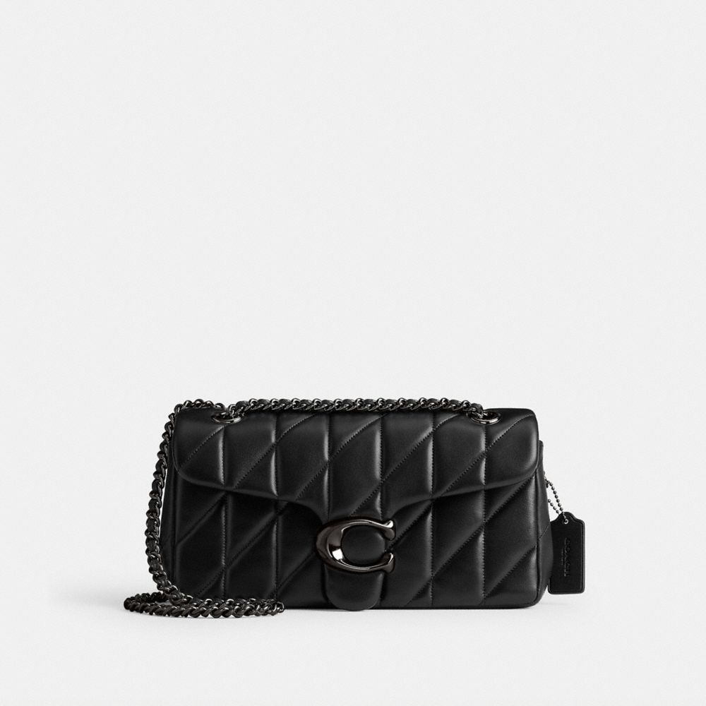 Coach Tabby Shoulder Bag 26 With Pillow Quilting Pewter/Black
