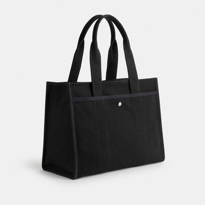 Cargo Tote Bag 42 Canvas-Silver-Black Canvas-Silver-Black