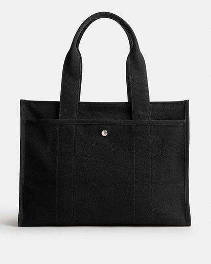 Cargo Tote Bag 42 Canvas-Silver-Black Canvas-Silver-Black