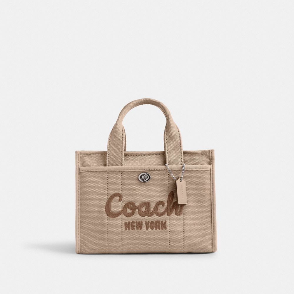 Cargo Tote Bag 26 Canvas-Silver-Dark Natural Canvas-Silver-Dark Natural