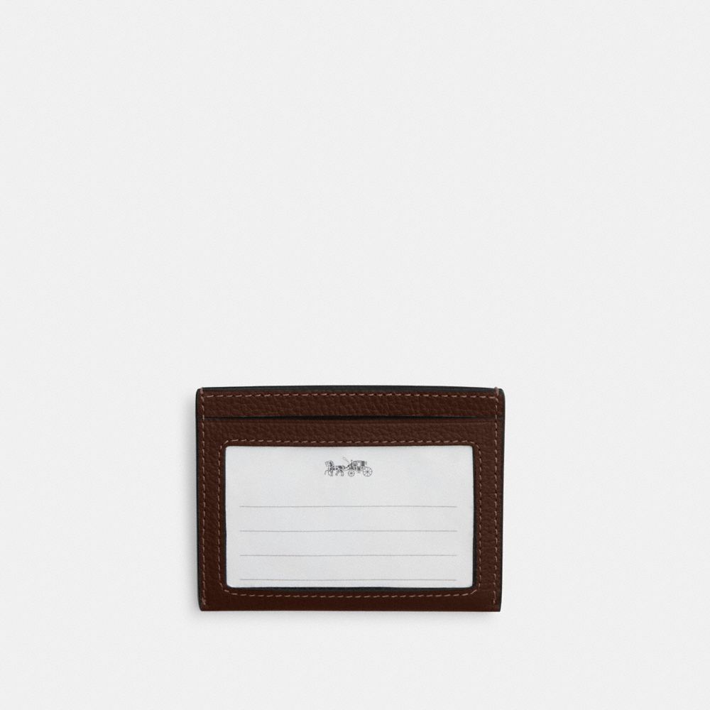 Coach Slim ID Card Case Maple