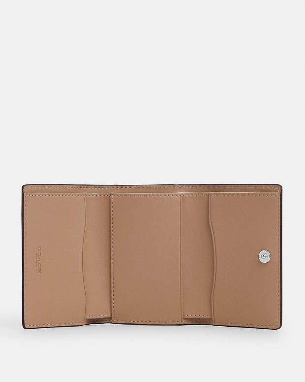 Micro Wallet Leather-Silver-Chalk Leather-Silver-Chalk