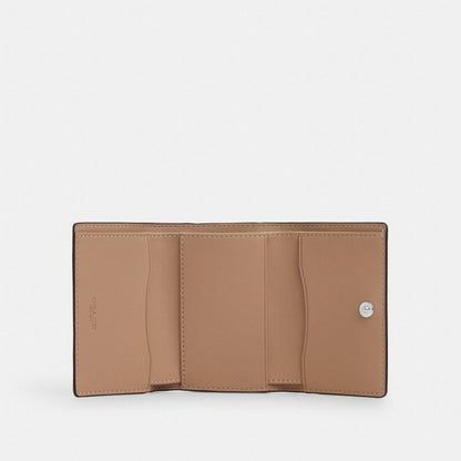 Coach Micro Wallet Silver Chalk