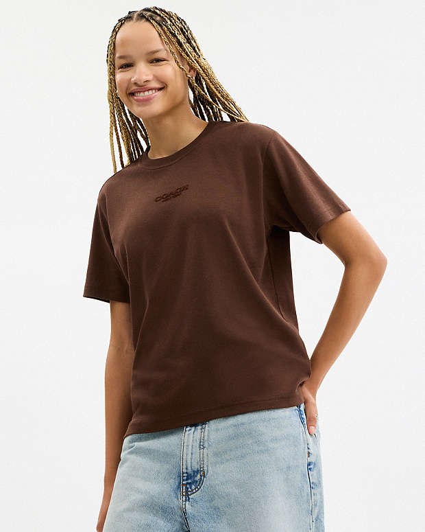 Coach Top Brown Brown