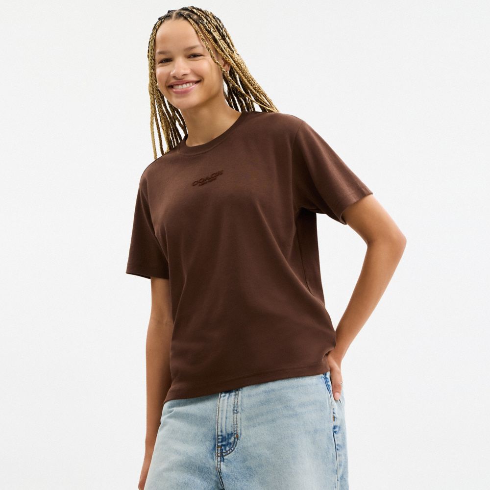 Coach Coach Top Brown