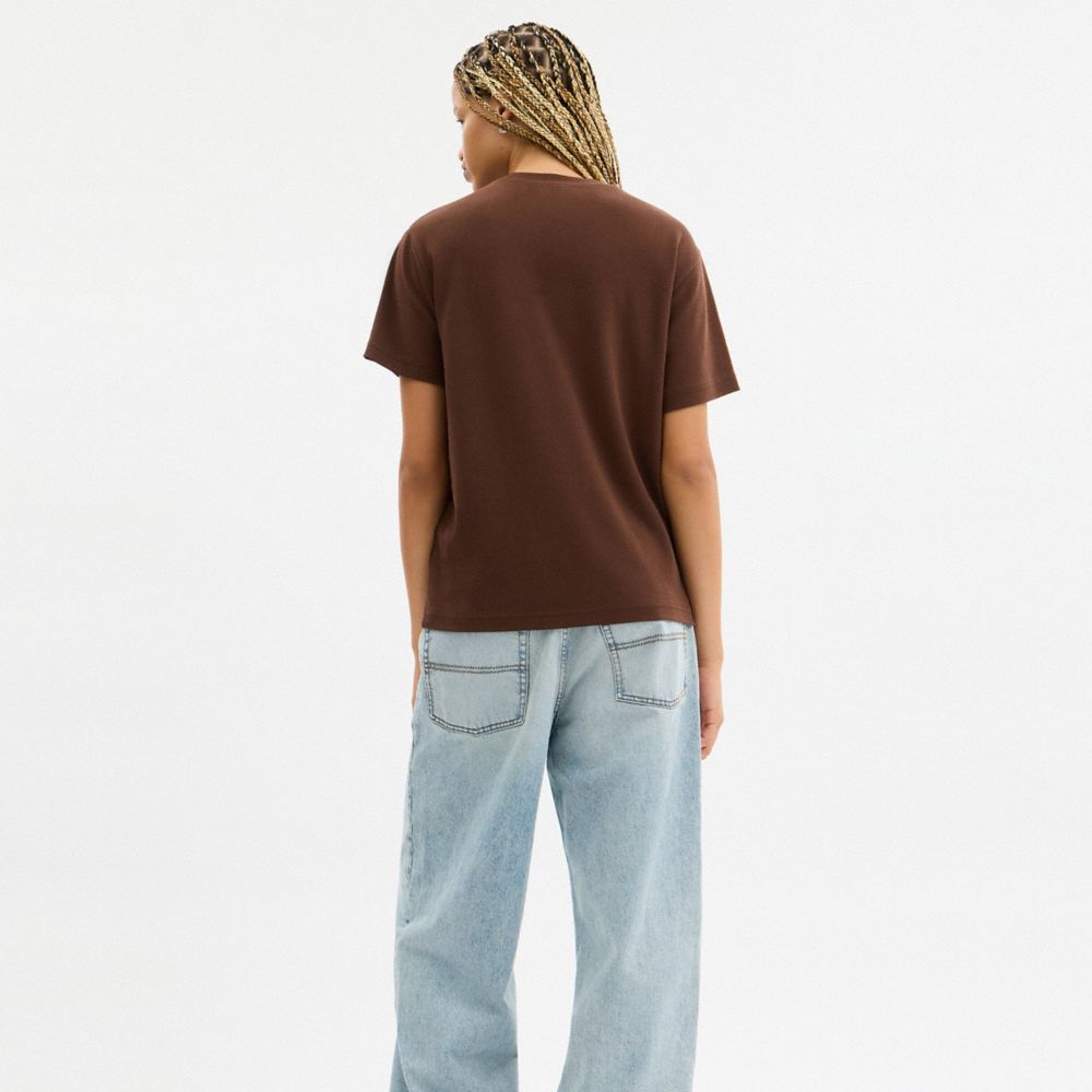 Coach Coach Top Brown