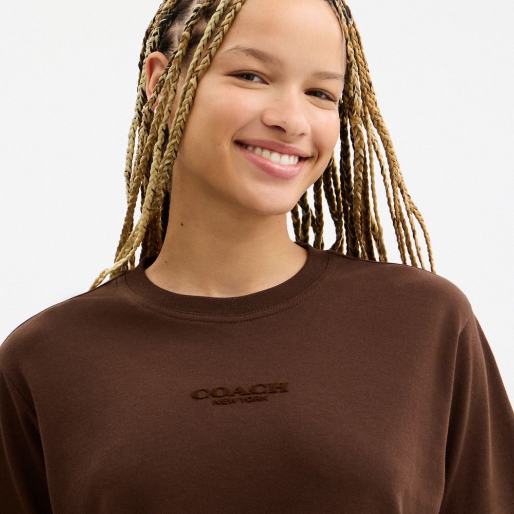 Coach Coach Top Brown