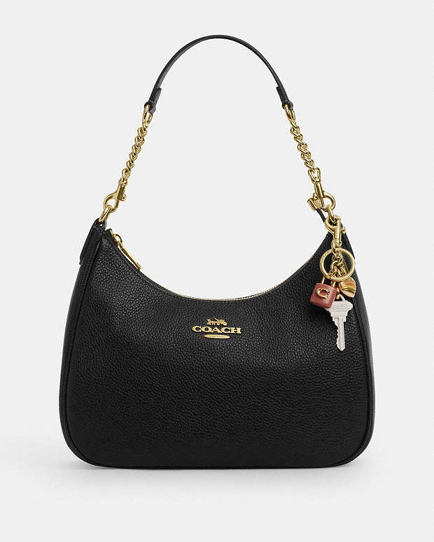 Key Cluster Bag Charm Gold-Pink Multi Gold-Pink Multi