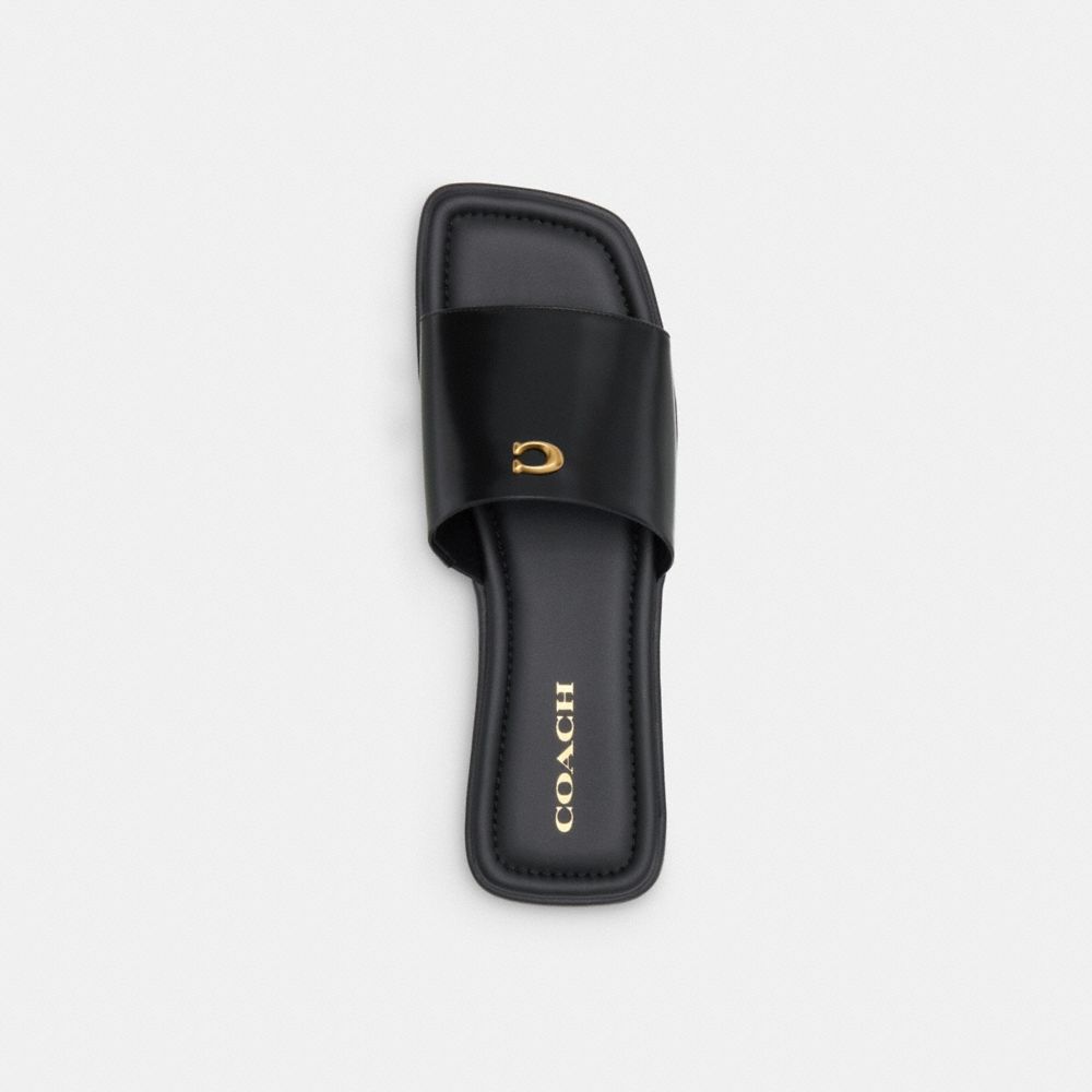 Women's Coach Florence Sandal Black