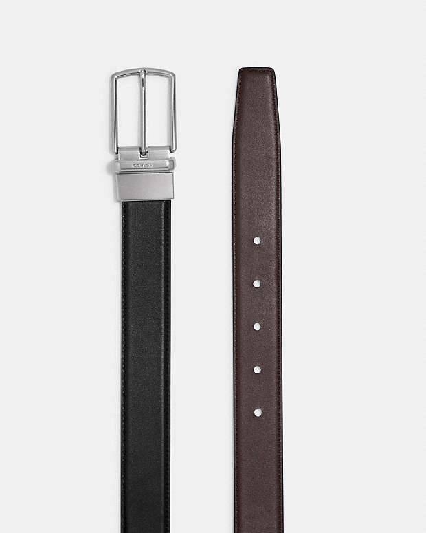 Harness Buckle Cut To Size Reversible Belt, 32 Mm Black Dark Brown Black Dark Brown