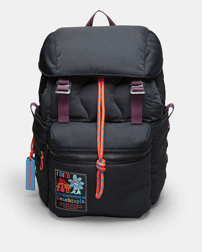 Coachtopia Loop Backpack Recycled Polyester-Black Recycled Polyester-Black