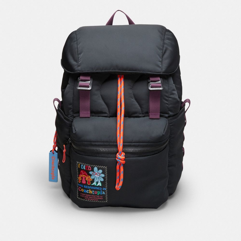 Coachtopia Loop Backpack Recycled Polyester-Black Recycled Polyester-Black
