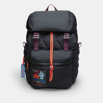 Coachtopia Loop Backpack Recycled Polyester-Black Recycled Polyester-Black
