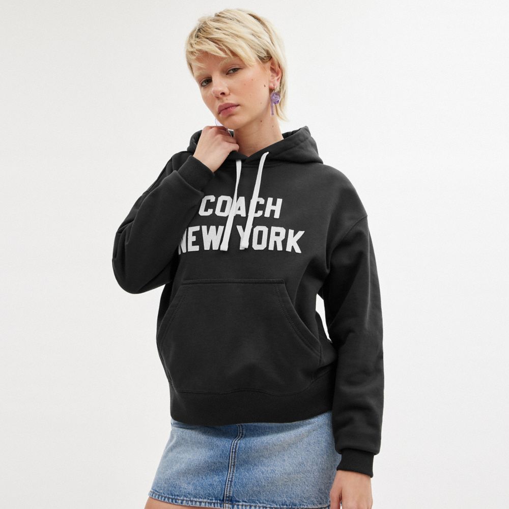 Coach Hoodie Sweatshirt Black