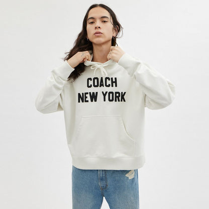 Coach Hoodie Sweatshirt Cream