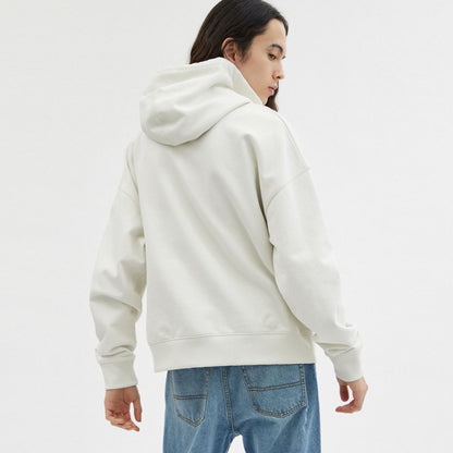 Coach Hoodie Sweatshirt Cream