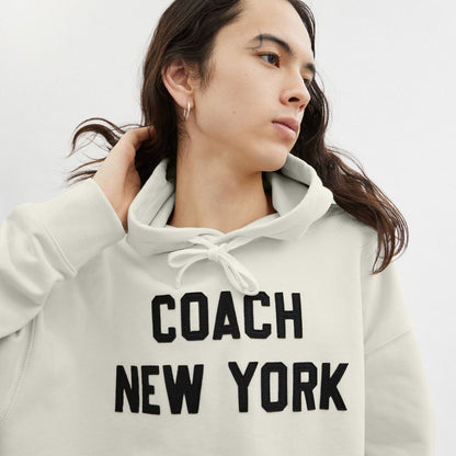 Coach Hoodie Sweatshirt Cream