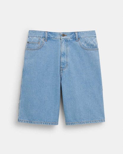 Signature Denim Shorts Light Wash Light Wash