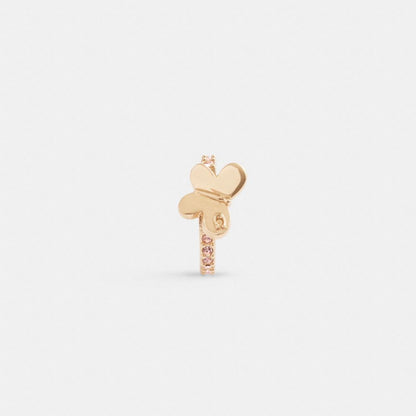 Coach Pavé Butterfly Ear Cuff Gold Clear