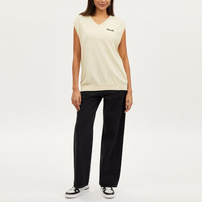 Coach Sweater Vest Cream