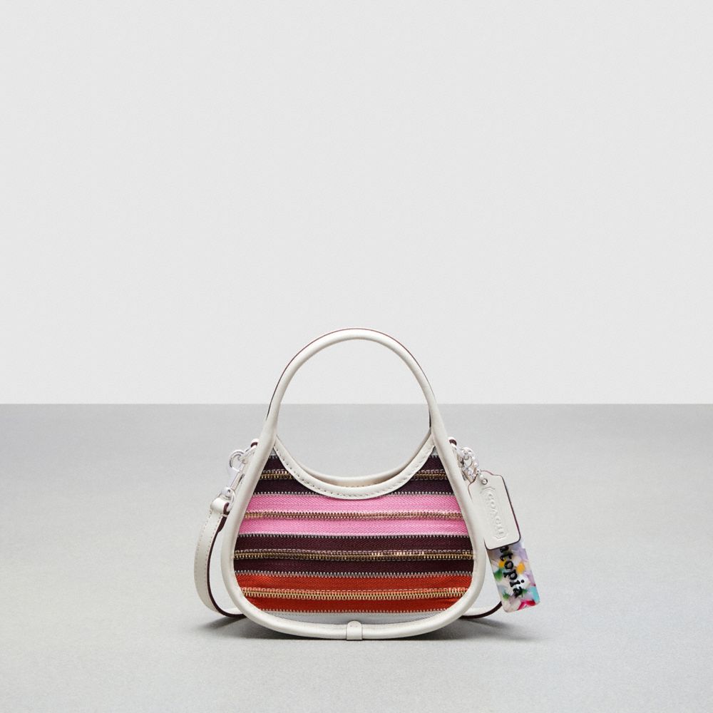 Coach Mini Ergo Bag In Upcrafted Zippers Multi