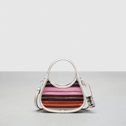 Coach Mini Ergo Bag In Upcrafted Zippers Multi