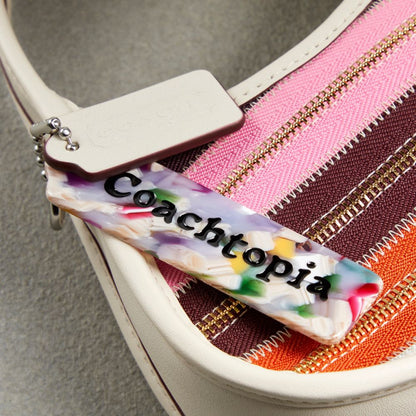 Coach Mini Ergo Bag In Upcrafted Zippers Multi