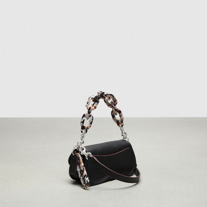 Coach Mini Wavy Dinky Bag In Coachtopia Leather Black