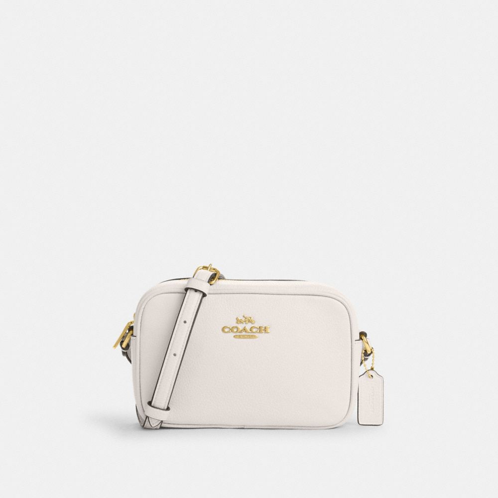 Mini Jamie Camera Bag Pebbled Leather-Gold-Chalk Pebbled Leather-Gold-Chalk