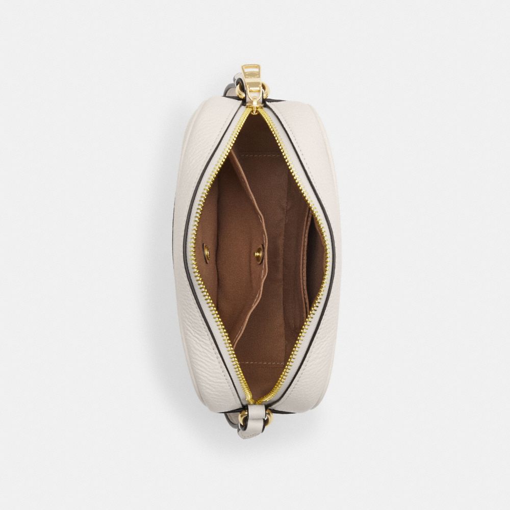 Mini Jamie Camera Bag Pebbled Leather-Gold-Chalk Pebbled Leather-Gold-Chalk