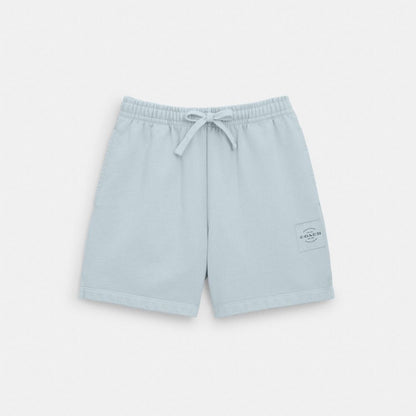 Coach Garment Dye Track Shorts Dusty Blue