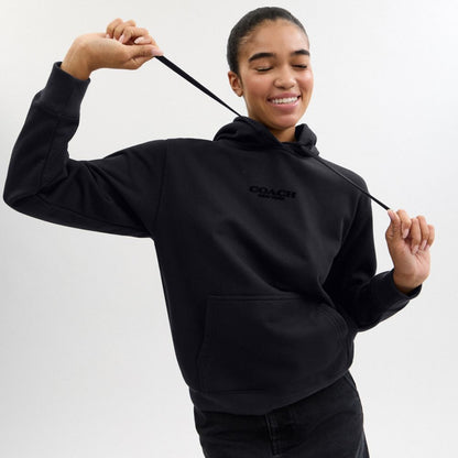 Coach Signature Hoodie Navy