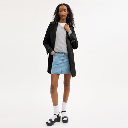 Coach Solid Mid Trench Black