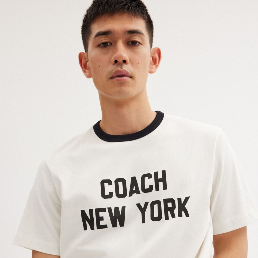 Coach New York T Shirt White
