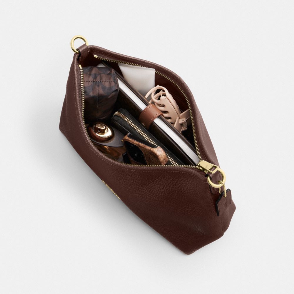 Coach Laurel Shoulder Bag Gold Maple