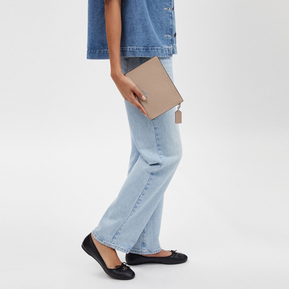 Coach Slim Crossbody Silver