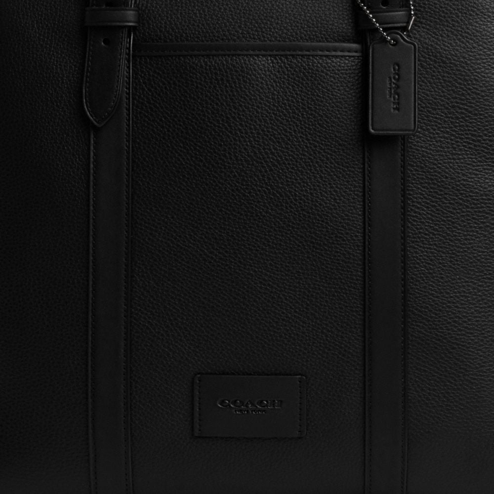 Coach Sprint Tote Black Copper Finish Black Black