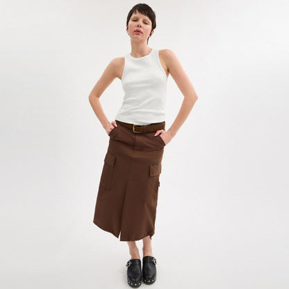 Coach Tank Top White